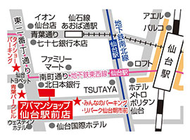 仙台駅前店地図
